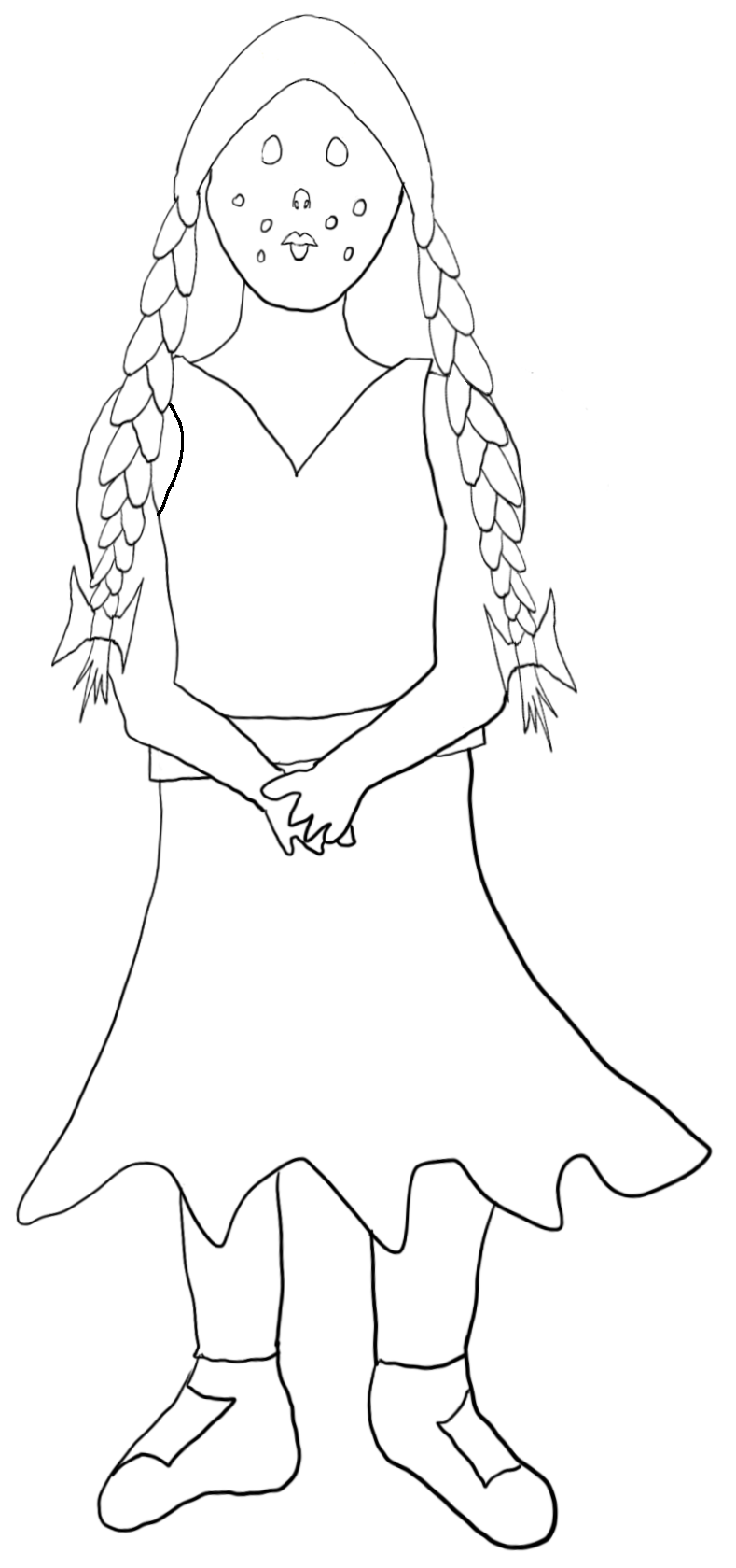 Lody outline to color-in.